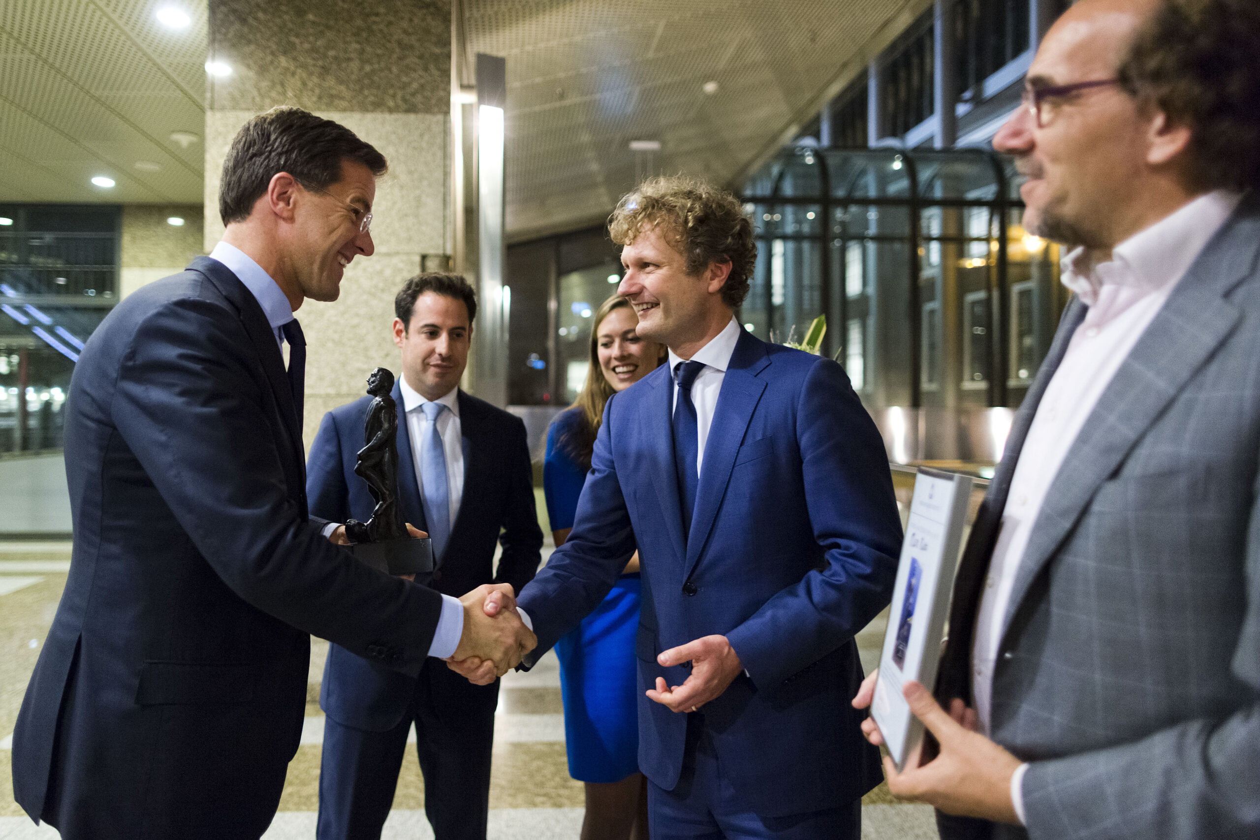 Rutte wint Debatprijs 2013