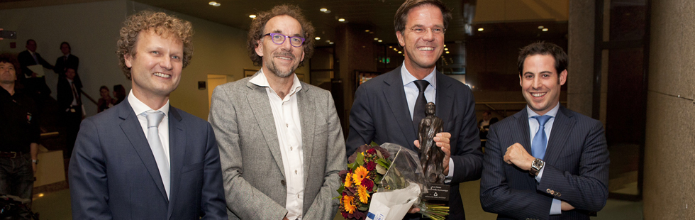 Mark Rutte wint de Debatprijs 2011