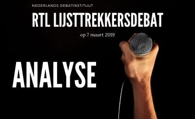 lijsttrekkersdebat 7 maart 2019